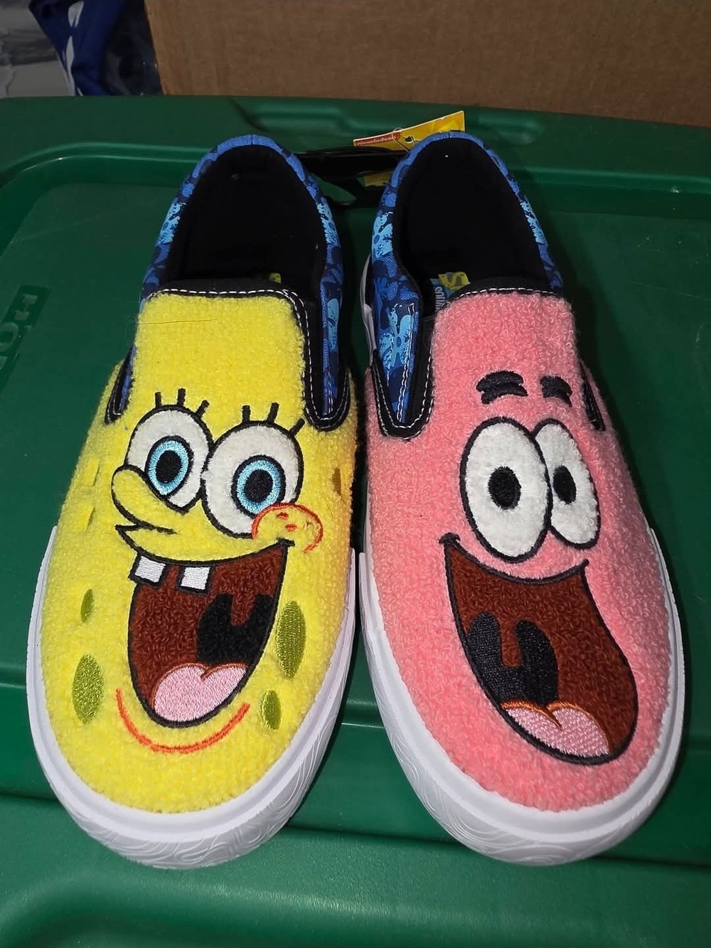 Kids Slip-On SpongeBob Shoes